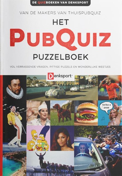 Denksport - Het PubQuiz Puzzelboek, niet bekend - Paperback - 9789493361096