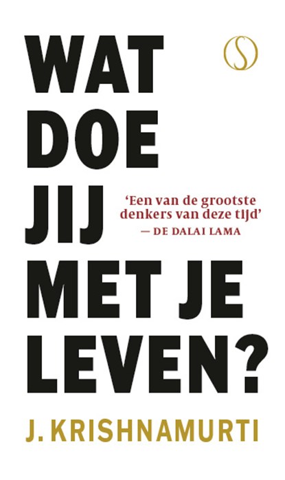Wat doe jij met je leven?, Krishnamurti - Paperback - 9789493394063