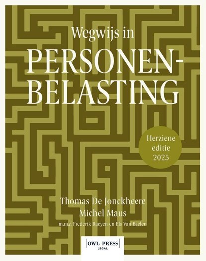 Wegwijs in personenbelasting, Michel Maus ; Thomas De Jonckheere - Paperback - 9789493429413
