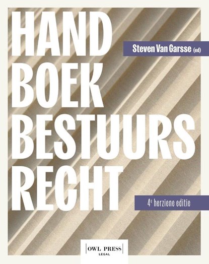 Handboek bestuursrecht, Steven Van Garsse - Paperback - 9789493429703