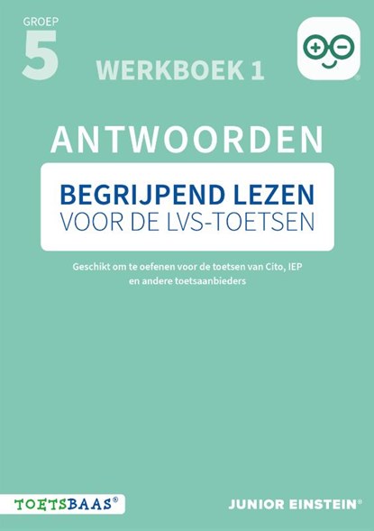 Begrijpend lezen voor de LVS-toetsen - Groep 5 - Antwoordenboek 1 + Online video-uitleg, niet bekend - Paperback - 9789493442115