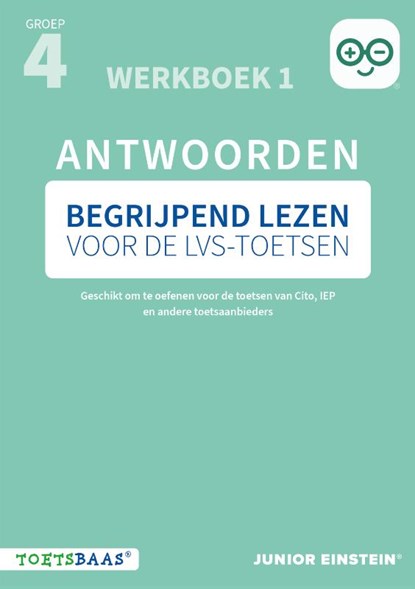 Begrijpend lezen voor de LVS-toetsen Groep 4 Antwoordenboek 1, niet bekend - Paperback - 9789493442252