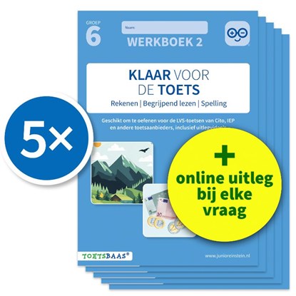 Klaar voor de toets Groep 6 Werkboek 2, niet bekend - Paperback - 9789493442450
