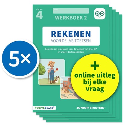 Rekenen voor de LVS-toetsen Groep 4 Werkboek 2, niet bekend - Paperback - 9789493442528