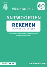 Rekenen voor de LVS-toetsen Groep 4 Antwoordenboek 2 -  - 9789493442542
