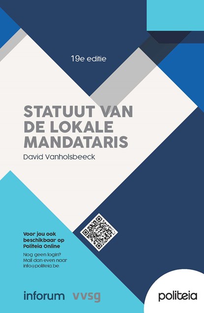 Statuut van de lokale mandataris, David Vanholsbeeck - Ebook - 9789493457539