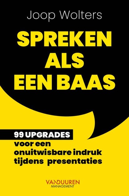 Spreken als een baas, Joop Wolters - Paperback - 9789493480049