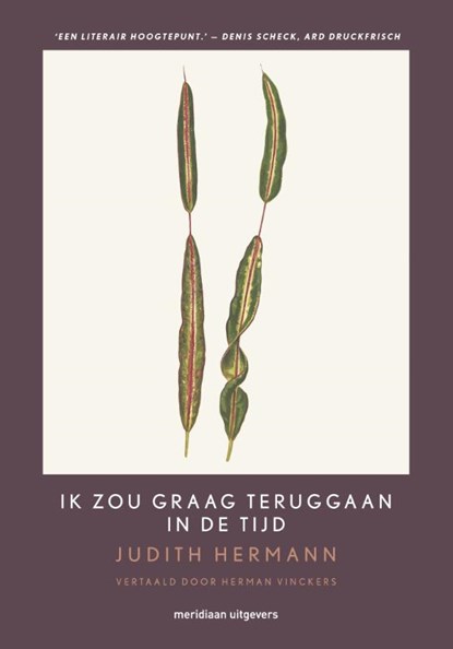 Ik zou graag teruggaan in de tijd, Judith Hermann - Paperback - 9789493486102