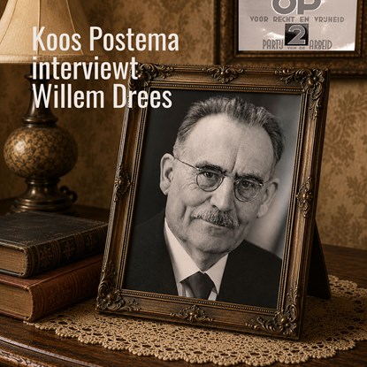Koos Postema interviewt Willem Drees, Willem Drees - Luisterboek MP3 - 9789493490048