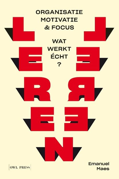 Leren leren, Emanuel Maes - Paperback - 9789493491052