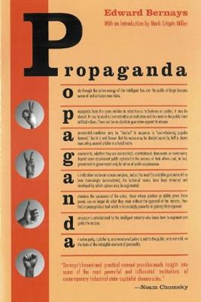 Propaganda, BERNAYS,  Edward - Paperback - 9789563100914