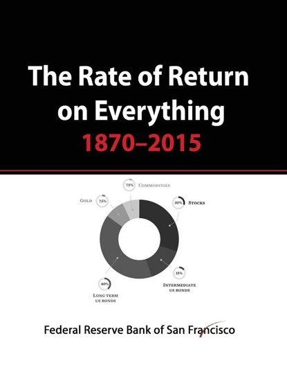 The Rate of Return on Everything, 1870-2015, Federal Reserve Bank of San Francisco - Paperback - 9789563101362