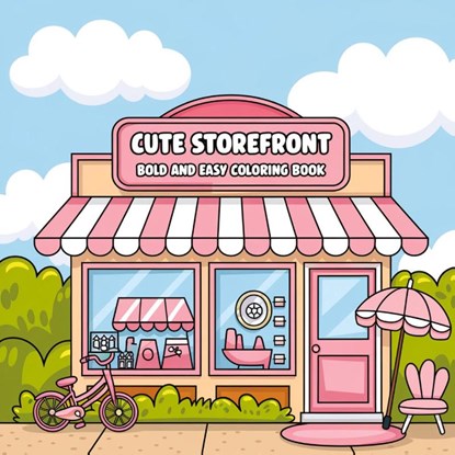 Cute Storefront Coloring Book for Adults, Laura Bidden - Paperback - 9789607473066