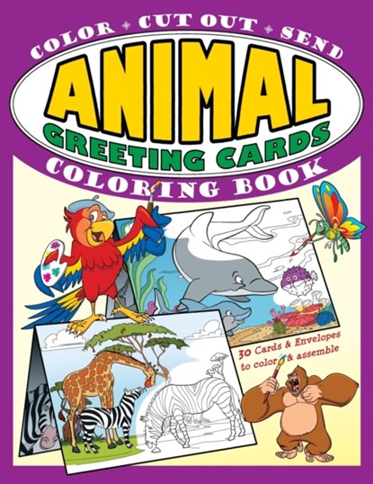 Animal Greeting Cards Coloring Book, MD Whalen - Paperback - 9789627866480