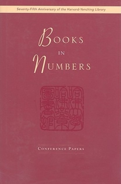 Books in Numbers, Wilt L. Idema - Gebonden - 9789629963316