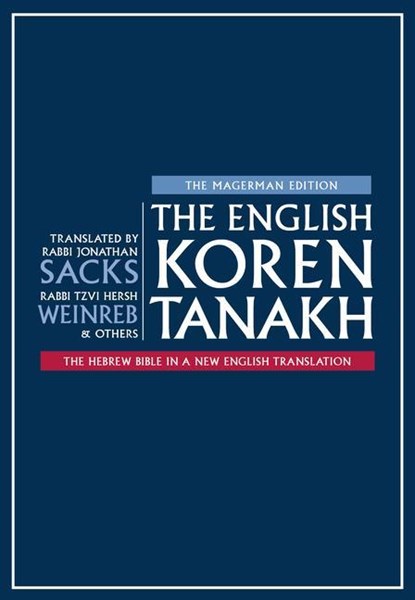 ENGLISH KOREN TANAKH MAGERMAN, Jonathan Sacks - Gebonden - 9789657766378