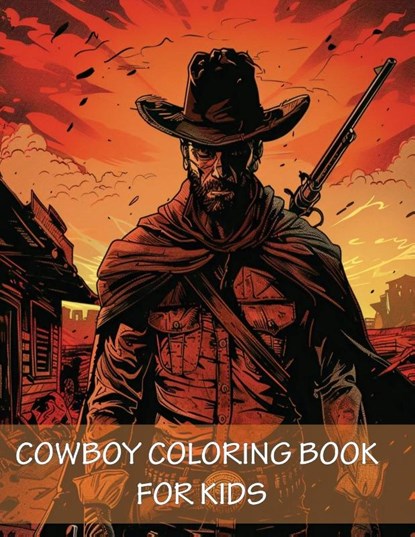 Cowboy Coloring Book For Kids, Earl James - Paperback - 9789787896938