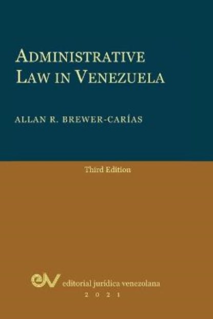 Administrative Law in Venezuela, Allan R Brewer-Carias - Paperback - 9789803651992