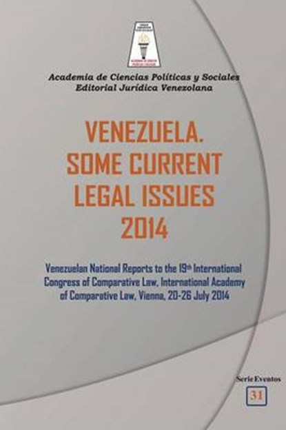 Venezuela. Some Current Legal Issues 2014, Sanso Hernandez Breton Brewer-Carias ; Rondon Nikken Abache Madrid - Paperback - 9789803652579