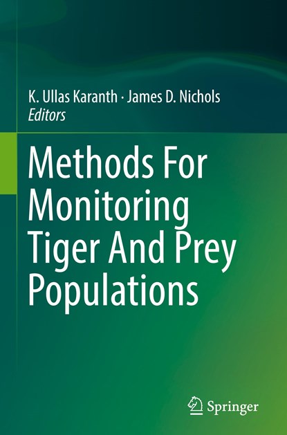 Methods For Monitoring Tiger And Prey Populations, niet bekend - Gebonden - 9789811054358