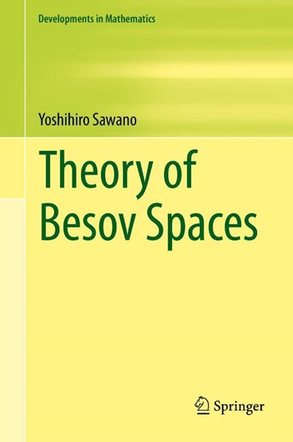 Theory of Besov Spaces, Yoshihiro Sawano - Gebonden - 9789811308352