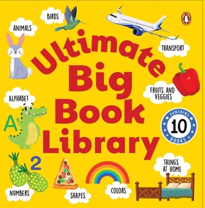 My First Big Book Library (10 Book Tuck-Box): A Boxset of 10 Illustrated Board Books for Preschool Kids, Toddlers [Penguin Early Learning Series], Penguin Books - Gebonden - 9789815204940