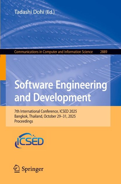 Software Engineering and Development, Tadashi Dohi - Paperback - 9789819202010