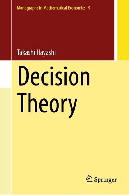 Decision Theory, Takashi Hayashi - Gebonden - 9789819521999