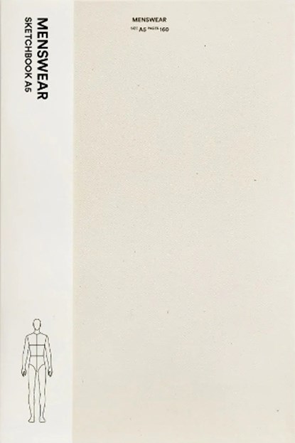 Fashionary Menswear Sketchbook A5, Fashionary - Gebonden - 9789887711148
