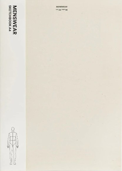 Fashionary Menswear Sketchbook A4, Fashionary - Gebonden - 9789887711155
