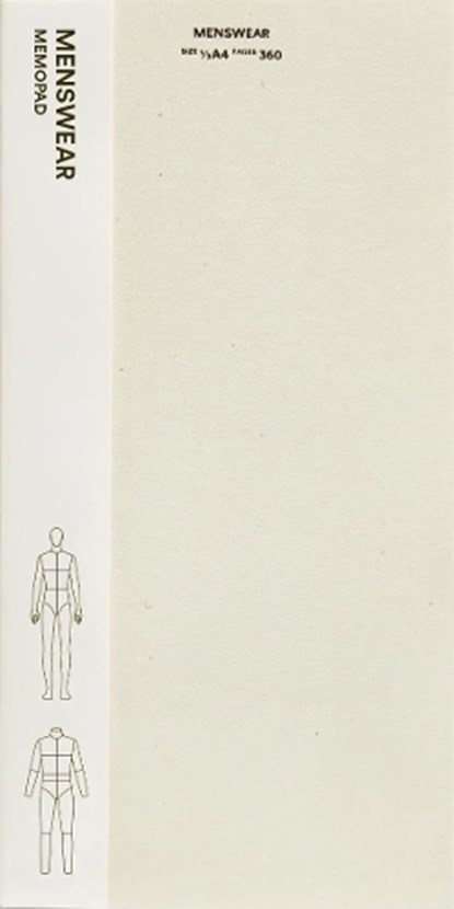 Fashionary Menswear Memopad, Fashionary - Paperback - 9789887711179