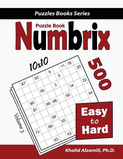Numbrix Puzzle Book, Khalid Alzamili - Paperback - 9789922636030