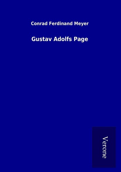 Gustav Adolfs Page, Conrad Ferdinand Meyer - Paperback - 9789925037872
