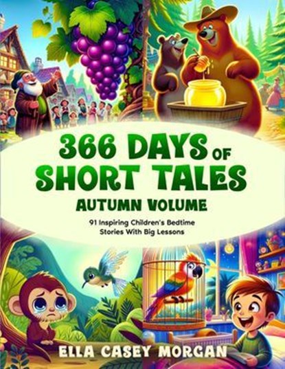 366 Days of Short Tales: Autumn Volume: 91 Inspiring Children’s Bedtime Stories With Big Lessons, Ella Casey Morgan - Ebook - 9789925814855