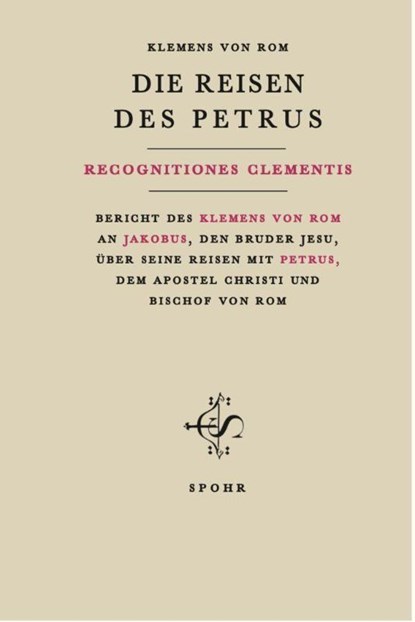 DIE REISEN DES PETRUS, Klemens von Rom - Gebonden - 9789963401413