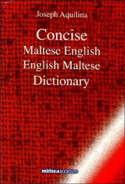 Concise Maltese-English-Maltese Dictionary, Joseph Aquilina - Gebonden - 9789993270706