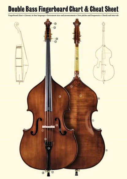 Double Bass Fingerboard Chart & Cheat Sheet, Jonas Lohse - Paperback - 9790000002210