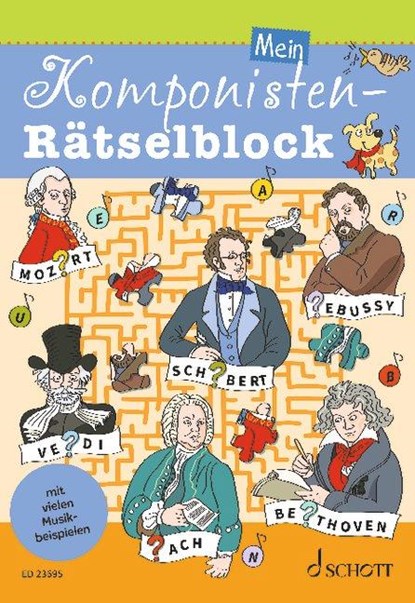 Mein Komponisten-Rätselblock, Maren Blaschke ; Anna Schieren - Paperback - 9790001218702