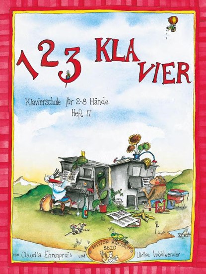 1 2 3 Kla-vier Heft 2, Claudia Ehrenpreis ; Ulrike Wohlwender - Gebonden - 9790004180235