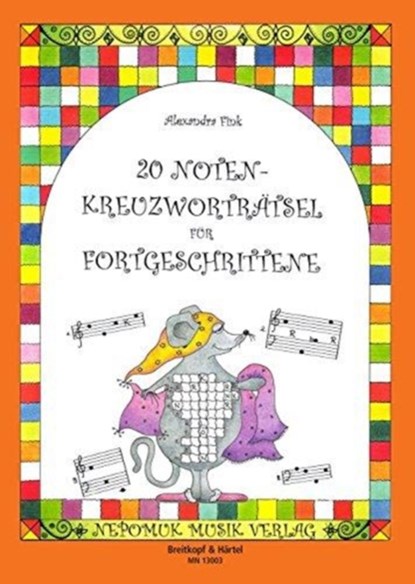 20 Notenkreuzworträtsel für Fortgeschrittene, Alexandra Fink - Gebonden - 9790004792155