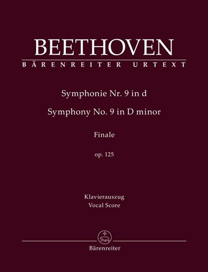 Symphonie Nr. 9 in d-Moll op. 125, Ludwig van Beethoven - Gebonden - 9790006499533