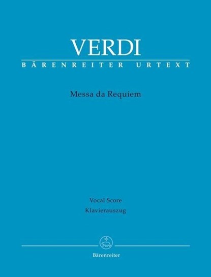 Messa da Requiem, Giuseppe Verdi - Paperback - 9790006541591