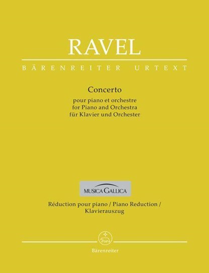 Concerto für Klavier und Orchester G-Dur, Maurice Ravel - Gebonden - 9790006573875