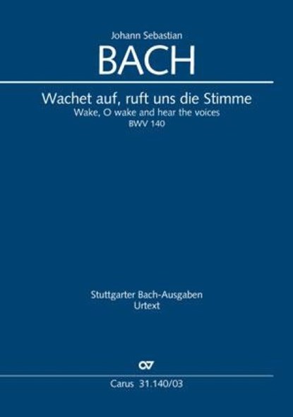 Wachet auf, ruft uns die Stimme, Johann Sebastian Bach - Paperback - 9790007049119