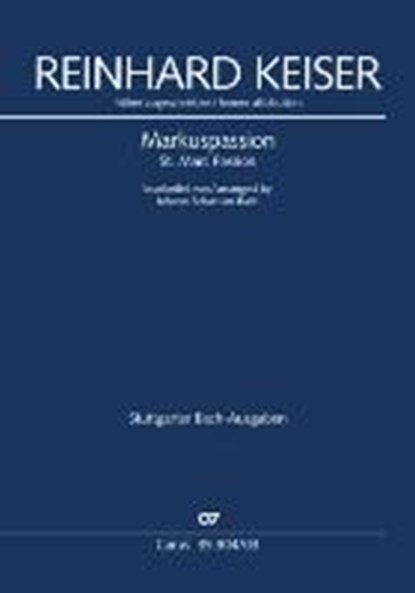 Markuspassion, KEISER,  Reinhard - Paperback - 9790007086497