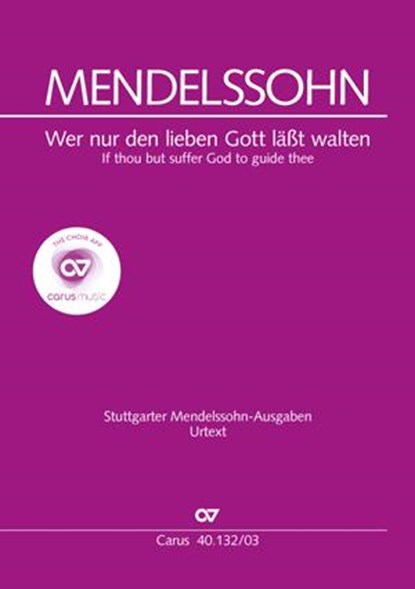 Wer nur den lieben Gott läßt walten, Felix Mendelssohn Bartholdy - Paperback - 9790007086688