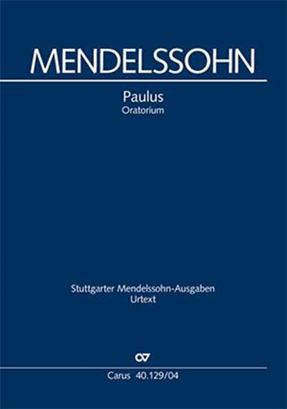 Paulus, Felix Mendelssohn Bartholdy - Paperback - 9790007092122