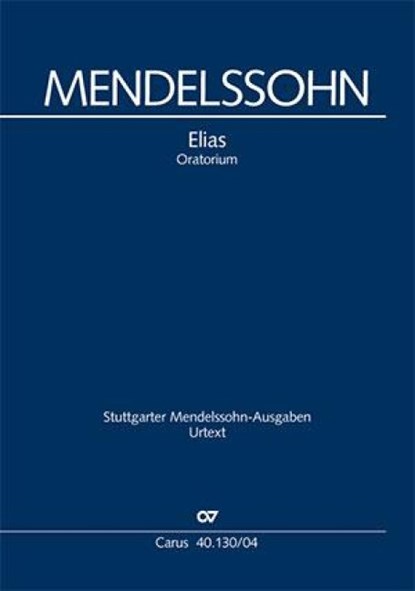 Elias, Felix Mendelssohn Bartholdy - Paperback - 9790007092139