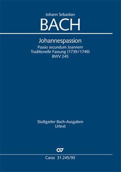 Johannespassion, Johann Sebastian Bach - Paperback - 9790007137182