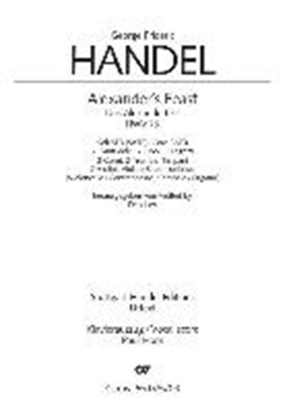 Alexander's Feast, HÄNDEL,  Georg Friedrich - Paperback - 9790007170646